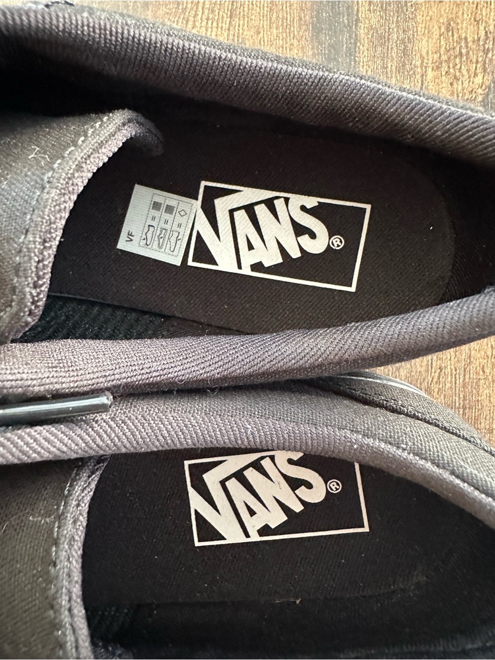Vans Women's Black Canvas Low-Top Sneakers - Picture 3 of 6